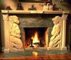 ideas, unique, fireplace, mantels, contemporary, electric, gas, design.