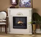 build a corner fireplace mantel/tv entertainment center.