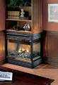 ventless gas corner fireplace.