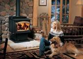 ventless wood stove.