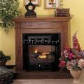 vented fireplace gas log.