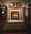 used wood burning fireplace insert.